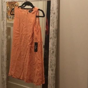 Cute orange swing dress!